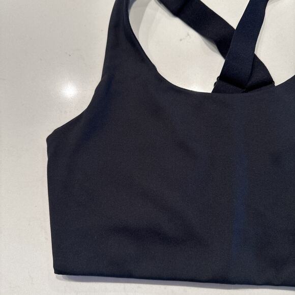 GIRLFRIEND COLLECTIVE Women’s Size Small Black Sports Bra Strappy Back Gym - Picture 2 of 7